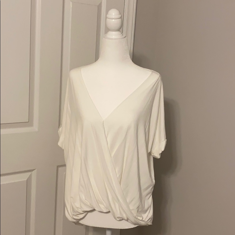 Surplice White Blouse